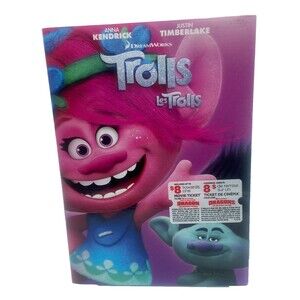 Trolls - DVD Anna Kendrick Justin Timberlake With Slipcover New Sealed